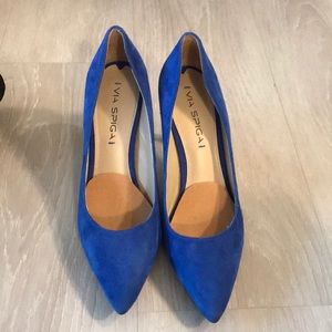 Via Spiga cobalt blue pump